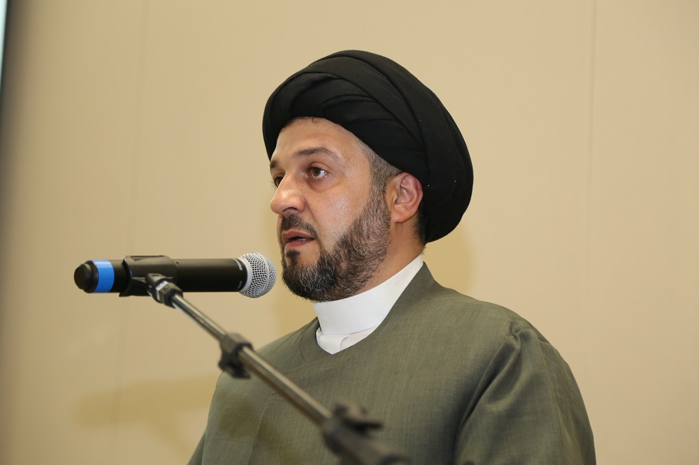 Palavra do Seyyed Ahmad Al-Mosawi (Imam da Husainiyeh Imam Mousa Assadr) no Encontro Islâmico no Brasil